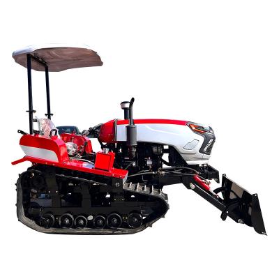 China The market best-selling agricultural crawler tractor of Mini Agricultural Equipment and gardening fully hydraulic steering for sale