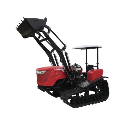 China Hot Selling Farm Work Machinery Agriculturing Cultivating Work Best Price Tracks Rubber Crawler Tractor for sale