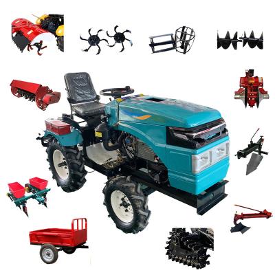 China Farm Garden Lawn 35hp Wheel Tractor 2wd Used Mini Farm Tractors For Agriculture Used for sale