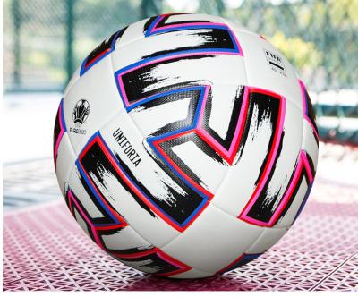 China Colored PU Football Soft Ball Indoor Outdoor Soccer Ball for sale