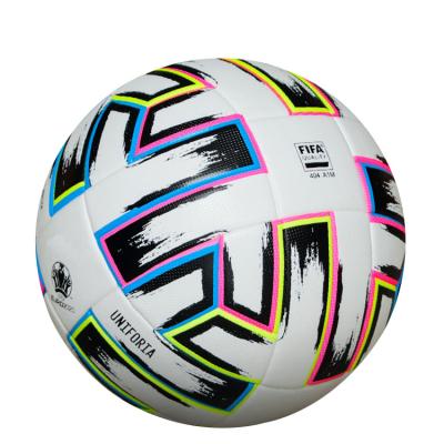 China Hot Selling Size 5 Professional Thermal PU Training Balls Practice Football Binding for sale