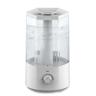 China 2021 New Products OEM Supplier Price 3L Tramsparent Variable Water Tank Top Fill Water Ultrasonic Colors LED Air Humidifier For Bedroom for sale