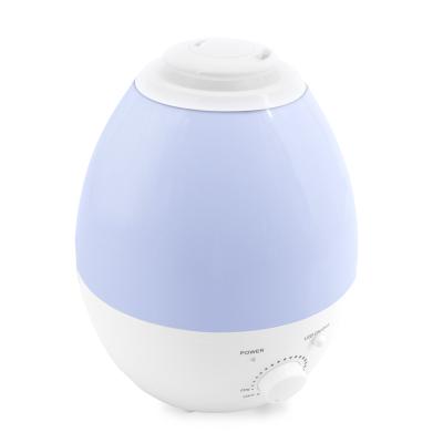 China Color Changing Ultrasonic LED Light 2.8L Mist Humidifier Essential Oil Tray Aroma Diffuser Cool Air Humidifier with LED Night Light for sale