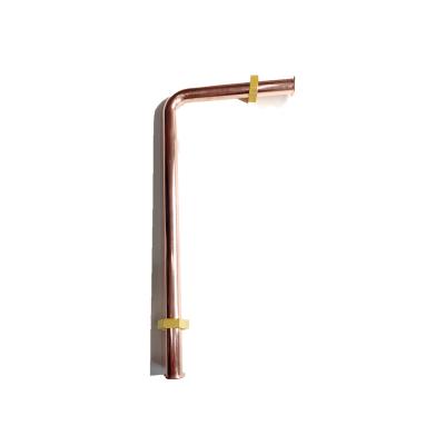 China Commercial Customized Bend Copper Tube Copper Pipe Set With Nuts for sale