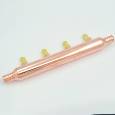 China Air conditioner copper header for AC/heating for sale