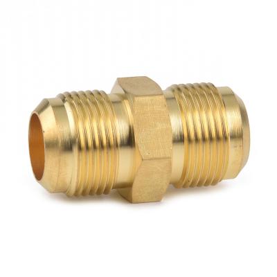 China Connecting brass nipple using in air conditioner for sale