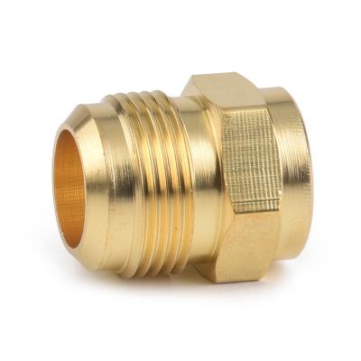 China Air Conditioner China Ningbo CNC Wire Connector Brass Male Female Nuts For Air Conditioner for sale