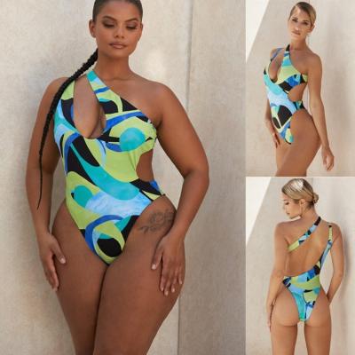 China 2022 Plus Size Bikini Fashion Logo Breathable Custom Plus-size Swimsuit for sale