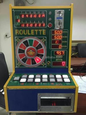 China Stainless Steel / Mini Iron Casino Roulette Game Slot Machine for sale