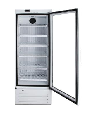 China THERMOELECTRIC Fridge 280L Blood Bank Vaccine Medical Refrigerator Glass Door Display Freezer for sale