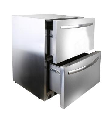 China Commercial Single-temperature Stainless Steel Freezer Refrigerator Drawer Refrigeration Equipment for sale