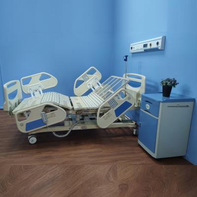 China Hospital Bed Backrest X-RAY ICU 5 Function Adjustable Bed Electric Hospital Bed With Weight Scale for sale