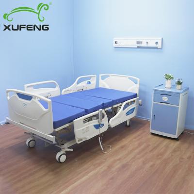 China Home Nursing Centers Inpatient Furniture ICU Competitive Reclining Electric Hospital Bed XF8583 for sale