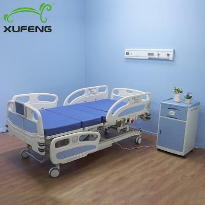 China Home Nursing Centers Inpatient Furniture Back Height Electric Adjustable Hospital Bed XF8585 for sale