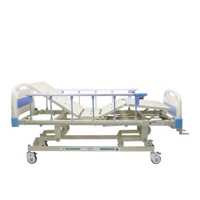 China Ward Nursing Equipment Factory Direct Sales 3 Crank Manual Cheap Price Paramount Medical Bed for sale