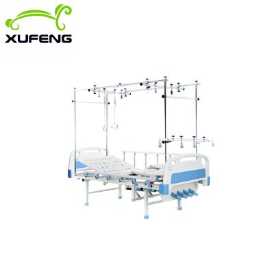 China Hospital Bed Four Crank Manual Orthopedics Traction Bed Therapy Traction Bed for sale