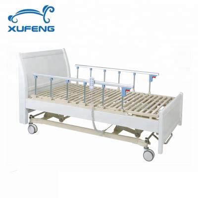 China Luxury Wooden Hospital Bed Hospital Used Electric 3 Function Nursing Home Care Bed for sale