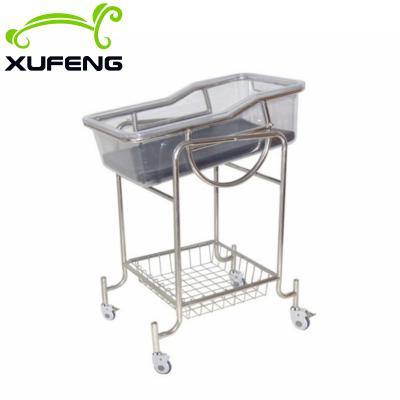 China Easy Care Clean Bed BabyTrolley Infant Bed, Hospital Baby Bed For Sale for sale