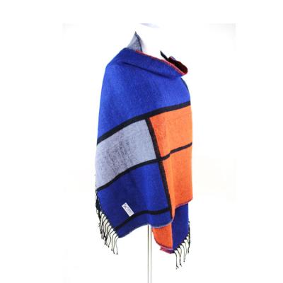 China Simple High Quality Cashmere Feel Acrylic 100 Ladies Winter Scarf Shawl for sale