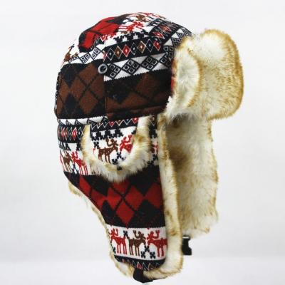 China Women COMMON Hat Winter Mask Ushanka Windproof Trapper Bomber Hats For Kids for sale