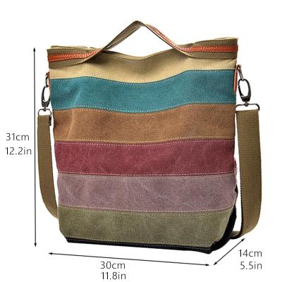 China Fashionable New Design Heavy Duty Reusable Zipper Canvas Messenger Bag for sale