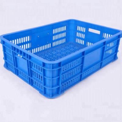 China Plastic Mesh 600*400*120mm Fruit Crate And Vegetable Crates For Sale for sale