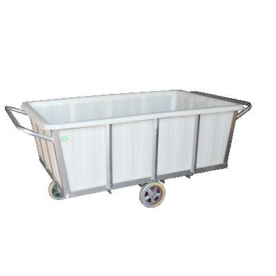 China Industrial rotomolding plastic hand carts and laundry carts with wheels for sale for sale