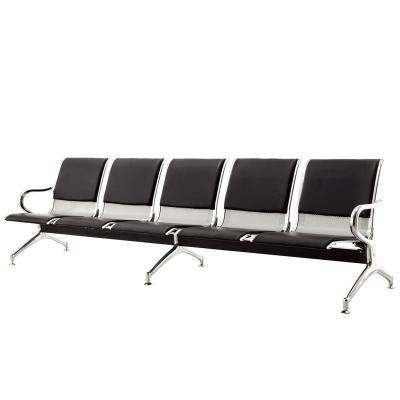 China Chair Airport Waiting Chair With 5 Seater PU Chair Airport Link Waiting Chair T-A05S for sale