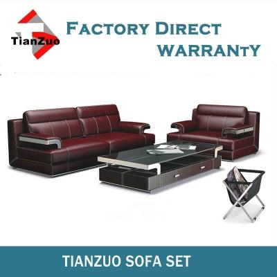 China Comfortable and modern Indonesia Furniture Leather Sofa Stores TZ-B70 for sale