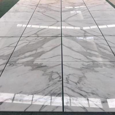 China Modern Calacatta Marble Price Per Square Meter, Quality Supplier Italy Calacatta White Marble Slabs for sale