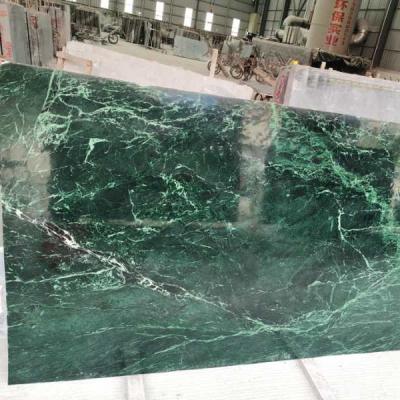 China Modern Popular Chinese Dark Green Marble For Wall / Floor / Countertop for sale