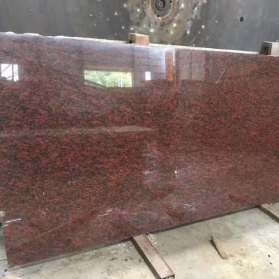 China Modern High Quality Chinese Red Pearl Granite Polished Tile Manufacturer for sale