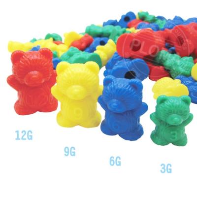 China Teaching Tools Plastic Colorful Teddy Bear Counters For Kindergarten for sale