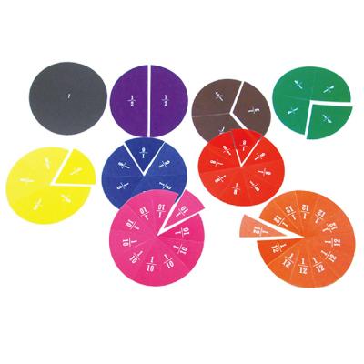 China Teaching Education PP Split Circle For Kid Math for sale