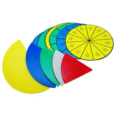 China Large Fraction Teaching Magnetic Circles Set For The Classroom for sale