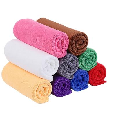 China Viable Factory Wholesale Car Wash Towel Fiber Absorbent Thickened Double Sided Brushed Car Towel for sale