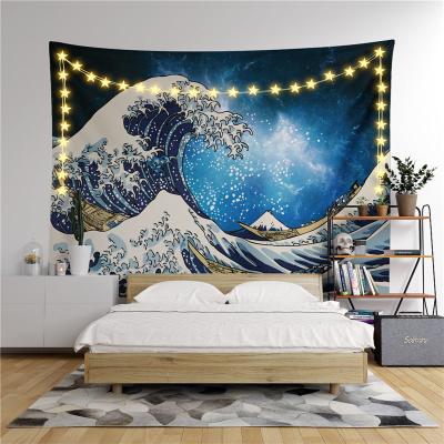 China Simply Customize Various Patterns Floral Tapestry Wall Hanging Tapestry Background For Room for sale