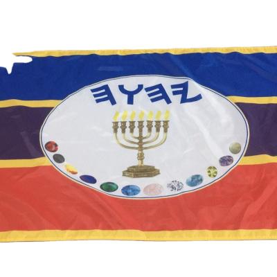 China Hang On Cheap Rectangular Custom Wall Flagpole Or Wall Hanging Election Holiday 90*150cm Promotional Flag for sale