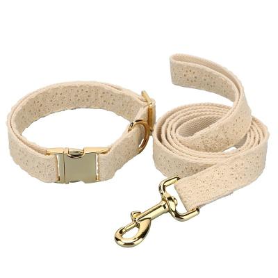 China Sustainable Excellent Prices Luxury Pet Collar Set Durable Pet Collar Rope Pet Collar for sale