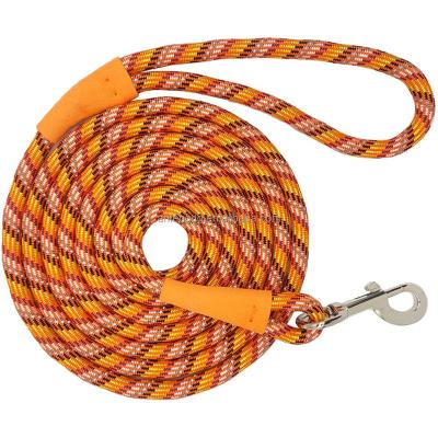 China Reflective Adjustable Dog Leash Good Quality Bright Elastic Pet Leash Nylon Rope for sale