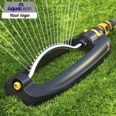 China Easy Operating Watering Garden Farm Irrigation Lawn 18 Holes Oscillating Garden Sprinkler for sale