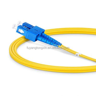 China PVC or LSZH Wholesale SC Patch Cord St Fc LC Fiber Optic Outdoor Fiber Optic Patch Cord for sale