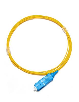 China High Quality Customized FTTH SC PC Single Mode Pigtail Fiber Optic Patch Cord High Quality Simplex Pigtail for sale