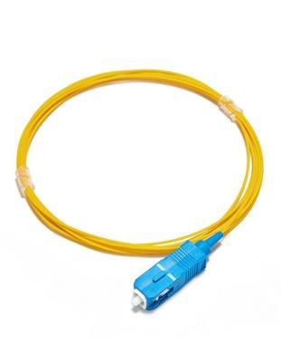 China FTTH factory price SC PC multimode duplex single mode single mode fiber patch cord pigtail for sale