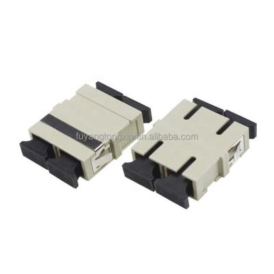 China Fast Ftth Accessories Wholesale Connector Coupler Flangeless SC RPA Duplex Fiber Optic Optic Adapter for sale