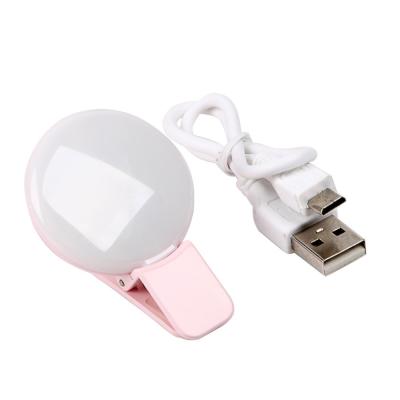 China Mini Tabletop Selfie Fill Light Beauty Camera Rechargeable Cell Selfie Led Camera Ring Snapshot Fill Light for sale