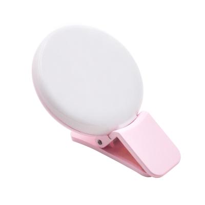 China Rechargeable Portable Selfie Ring Light Led Ring Mini Beauty Led Flash Selfie Light for sale