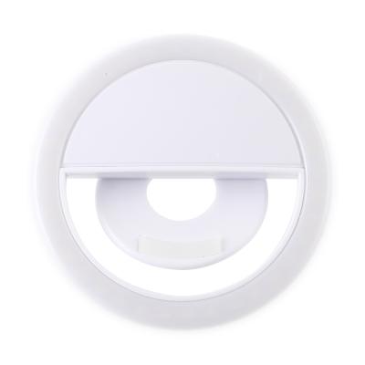 China 2021 Promotion Portable Usb Rechargeable High Quality Rechargeable Led Selfie Ring Light For Phone for sale