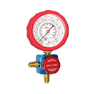 China Factory Direct Selling Refrigeration Parts Air Conditioning Test Manifold Pressure Gauge Aluminum Miscellaneous Refrigerant Refrigerant Manifold for sale