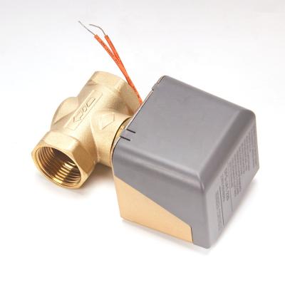 China Air Conditioner General Part Purchase Brass Motorized Valve For HVAC Spare Parts Manufacturer for sale